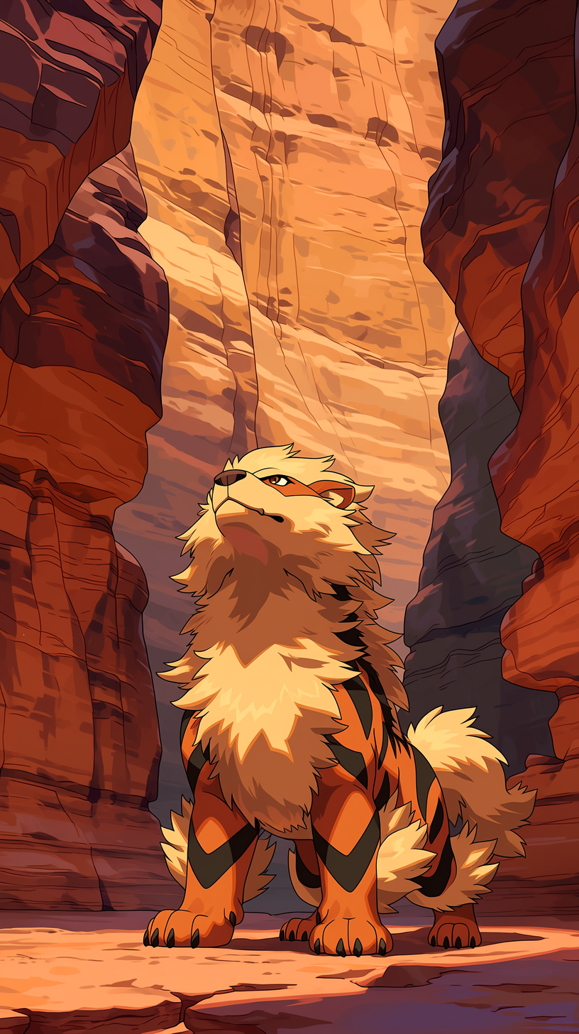 fond d'écran Arcanine iphone xr gratuit
