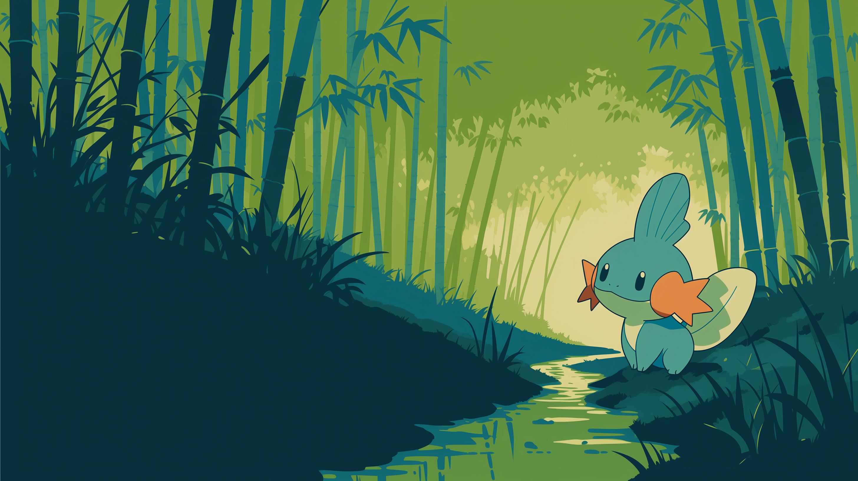 fond d'écran Mudkip 3840x2160 hd téléchargement gratuit
