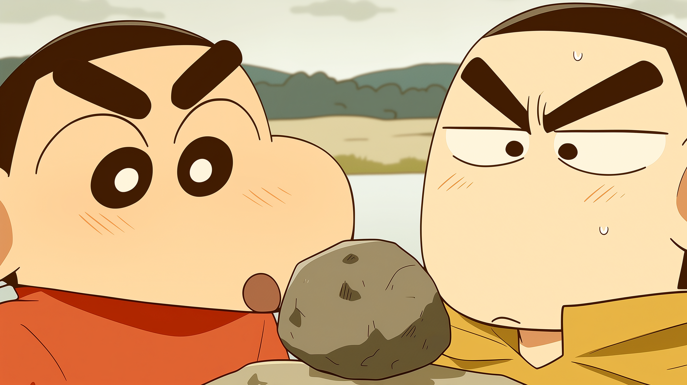 fond d'écran Crayon Shin chan hp windows 11 téléchargement gratuit