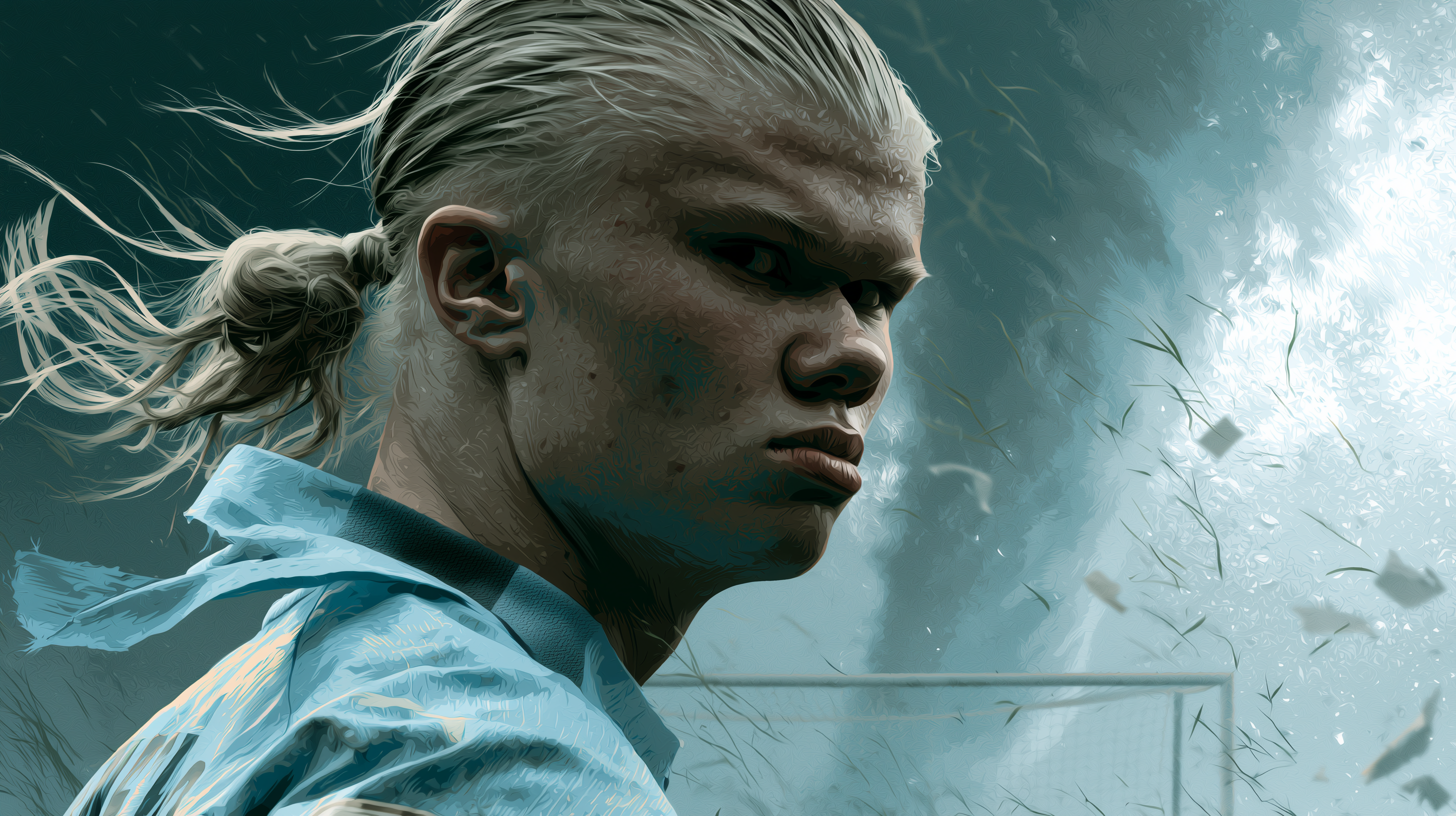 fond d'écran Erling Haaland 8k pc téléchargement gratuit