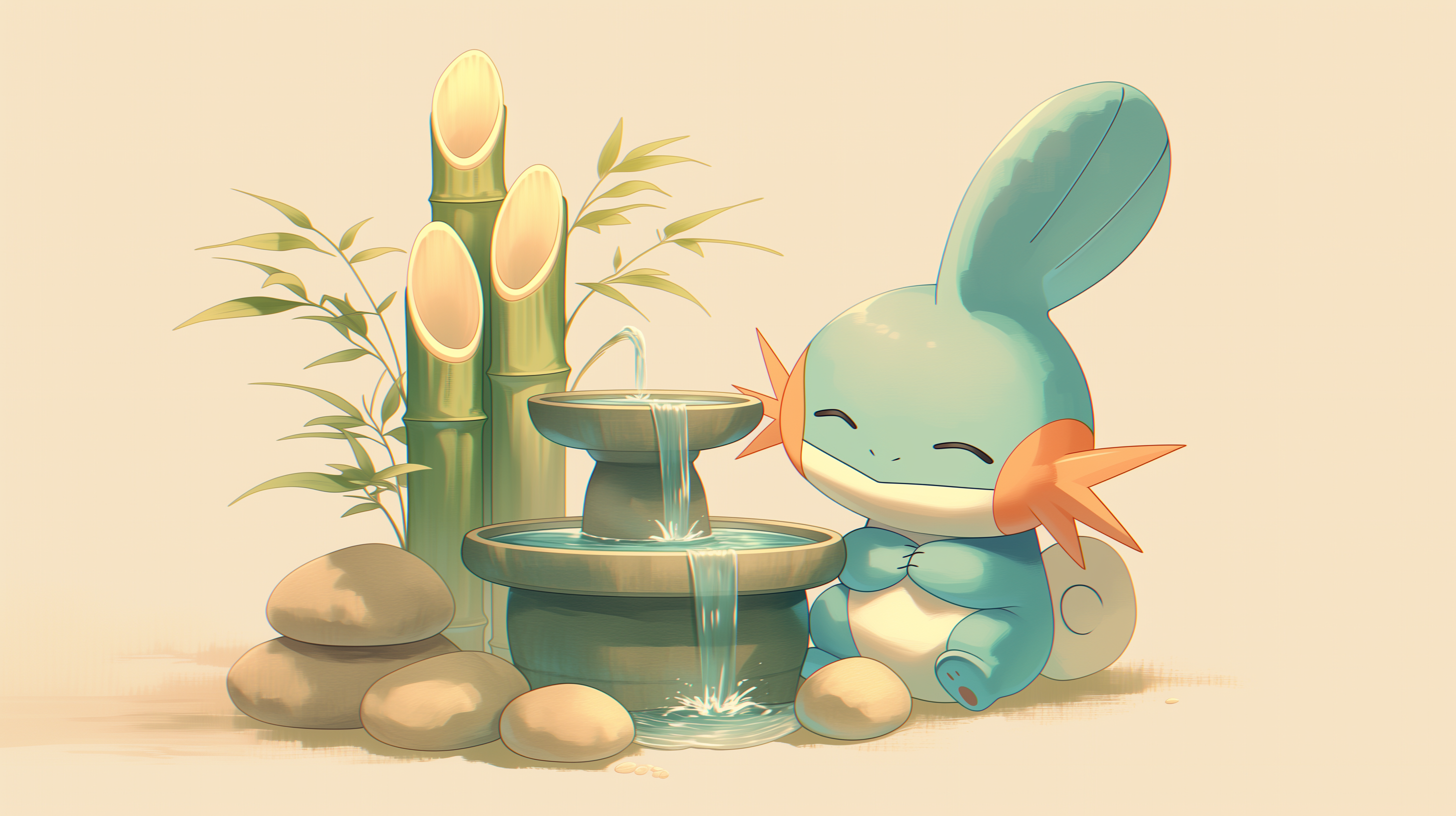 fond d'écran Mudkip 3000x2000 téléchargement gratuit