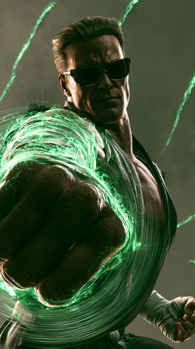 fond d'écran Johnny Cage iphone 15 gratuit