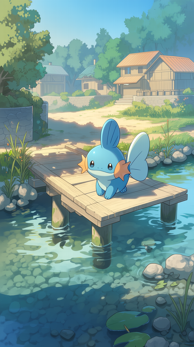 fond d'écran Mudkip iphone 14 pro max télécharger gratuit