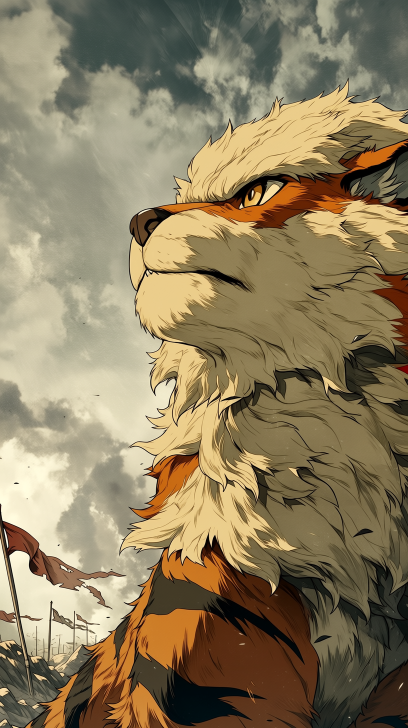 fond d'écran Arcanine téléphone Xiaomi télécharger gratuit