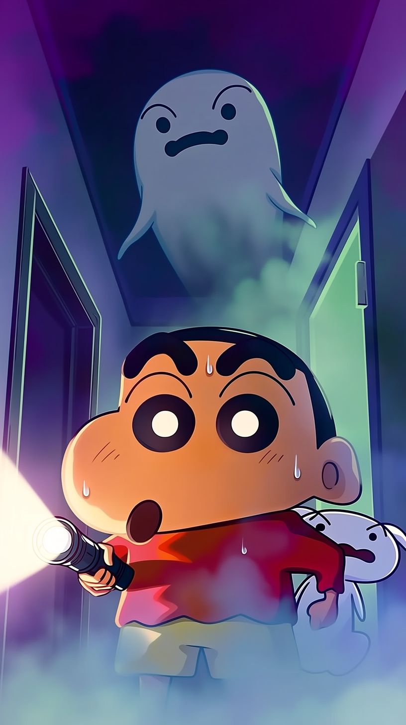 fond d'écran Crayon Shin chan iphone 15 gratuit