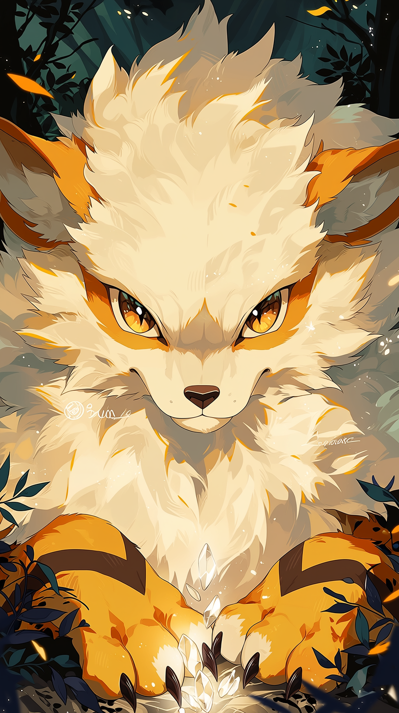 fond d'écran Arcanine iphone 16 pro max télécharger gratuit