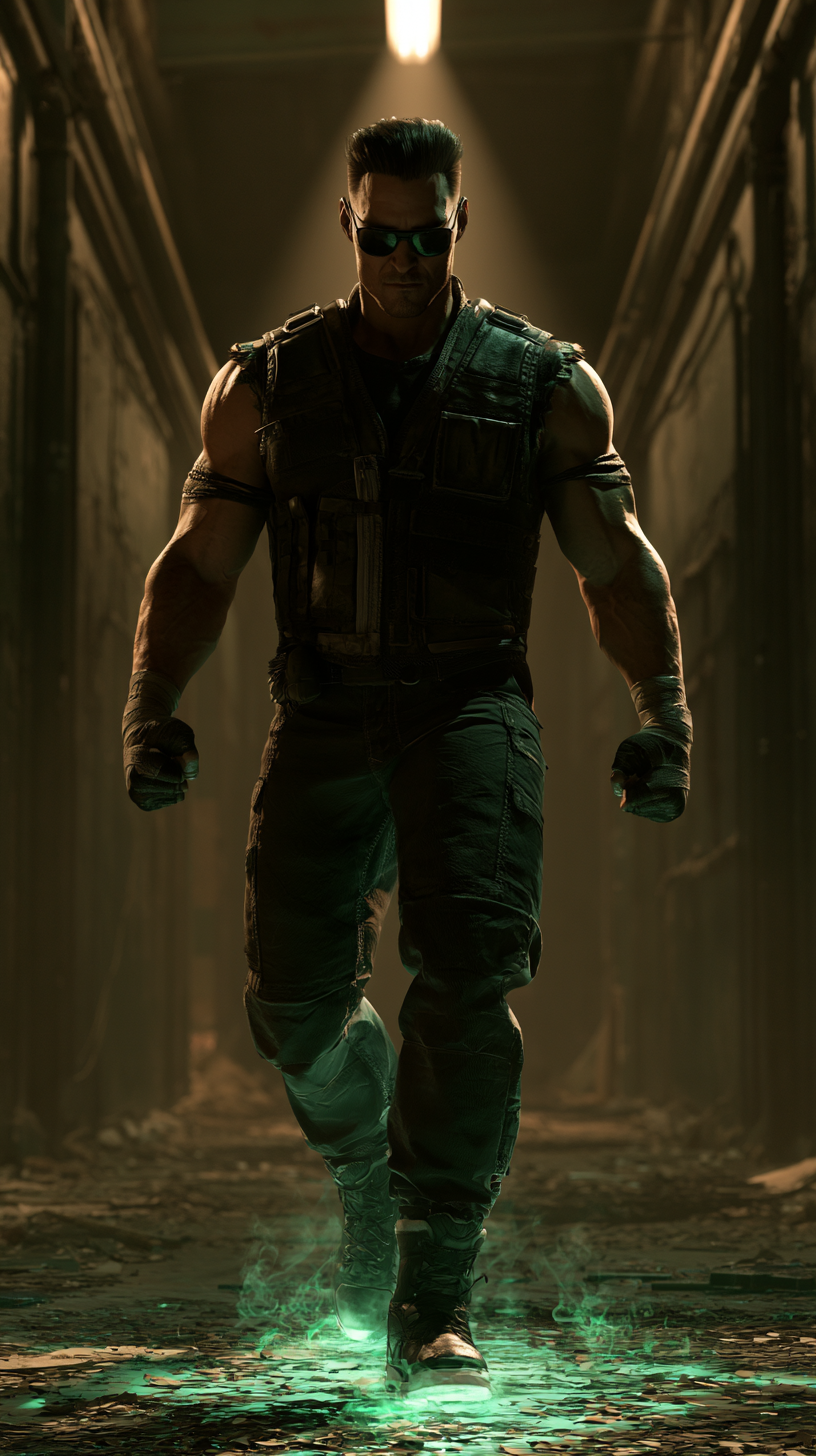 fond d'écran Johnny Cage iphone 14 pro max gratuit