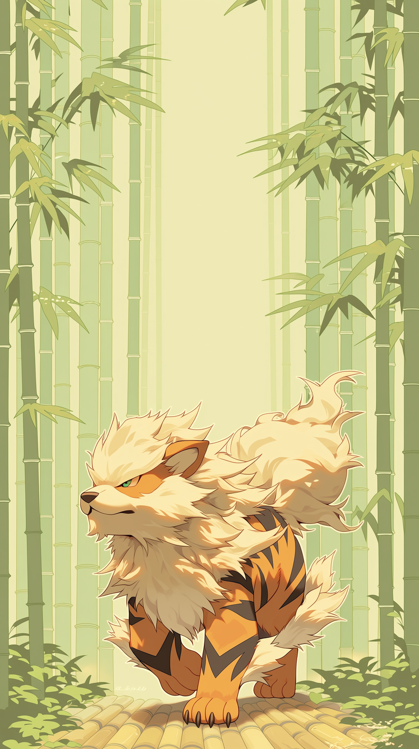 fond d'écran Arcanine iphone 15 télécharger gratuit