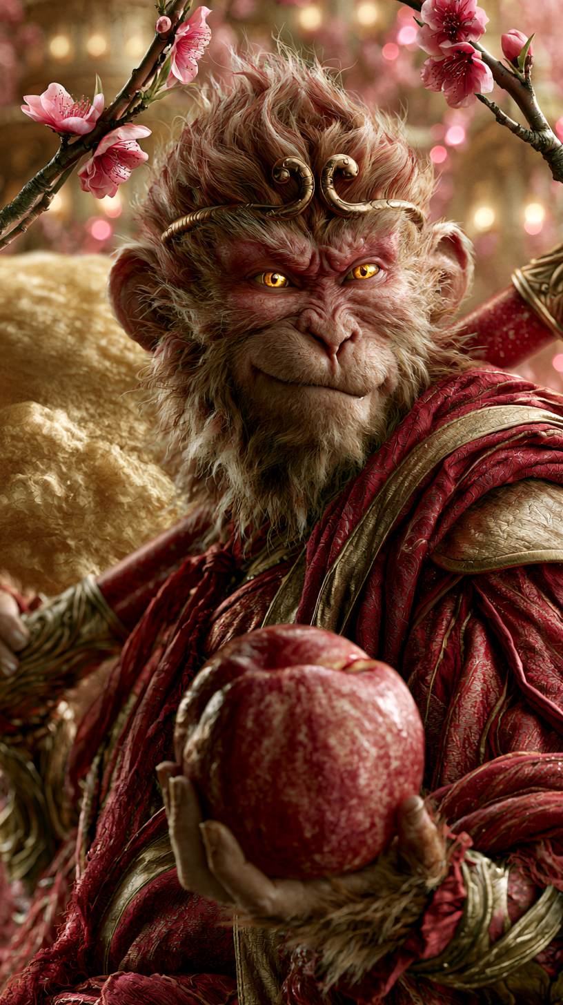 fond d'écran Sun Wukong iphone 14 pro max gratuit