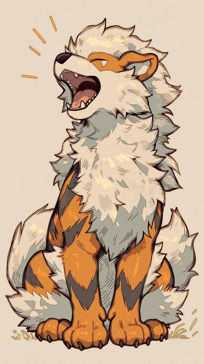 fond d'écran Arcanine gratuit android gratuit