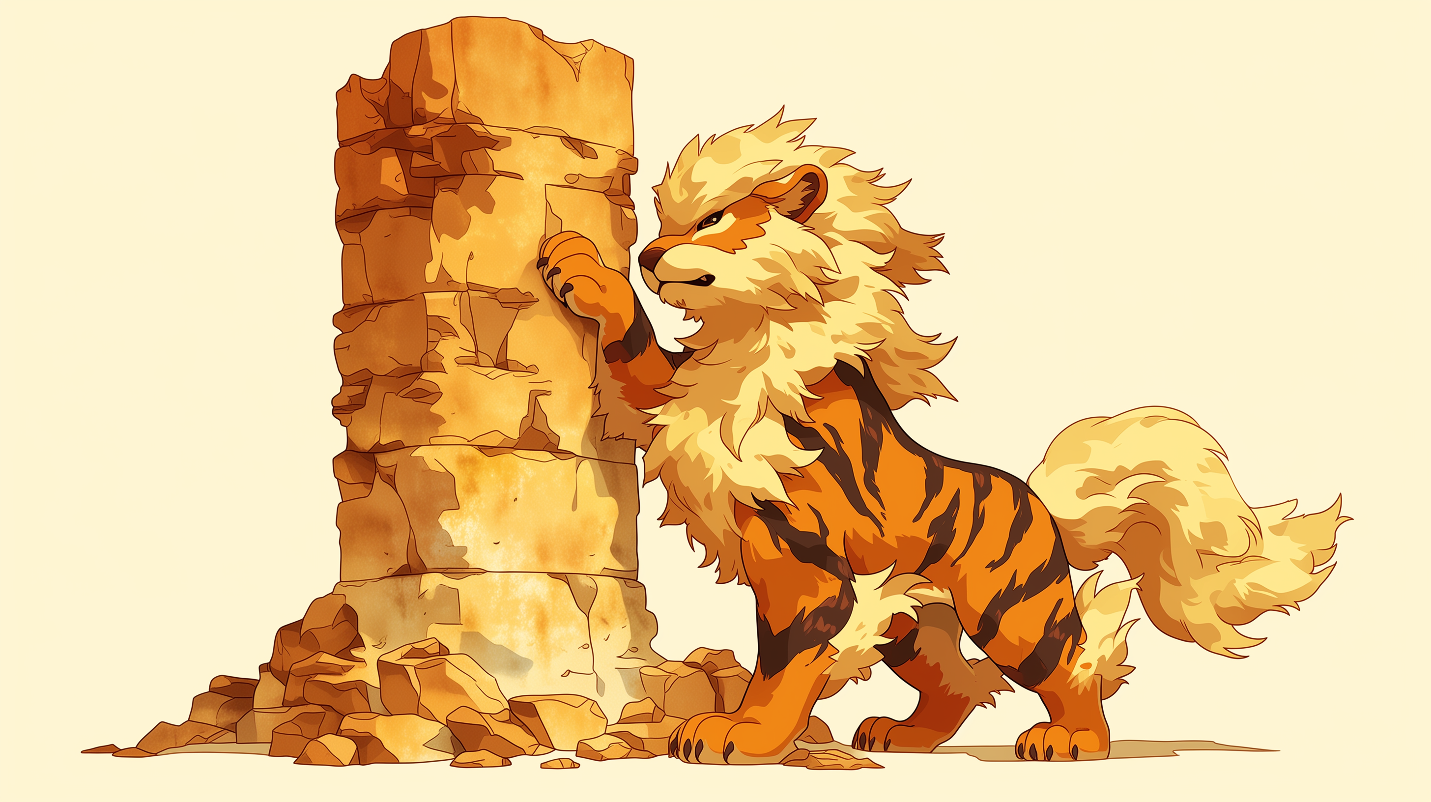 fond d'écran Arcanine hp téléchargement gratuit