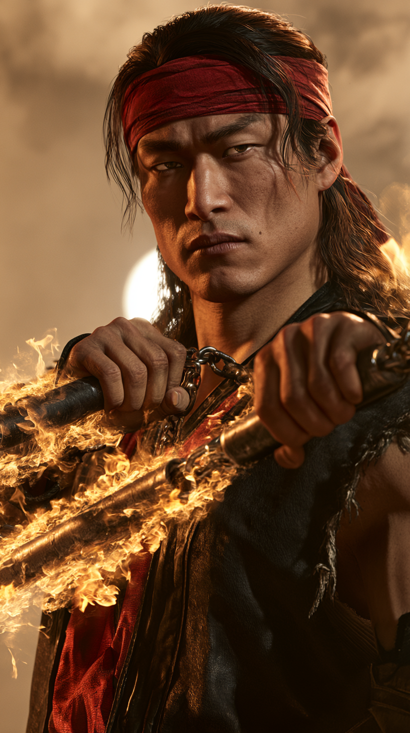 fond d'écran Liu Kang iphone 15 pro max 4k télécharger gratuit