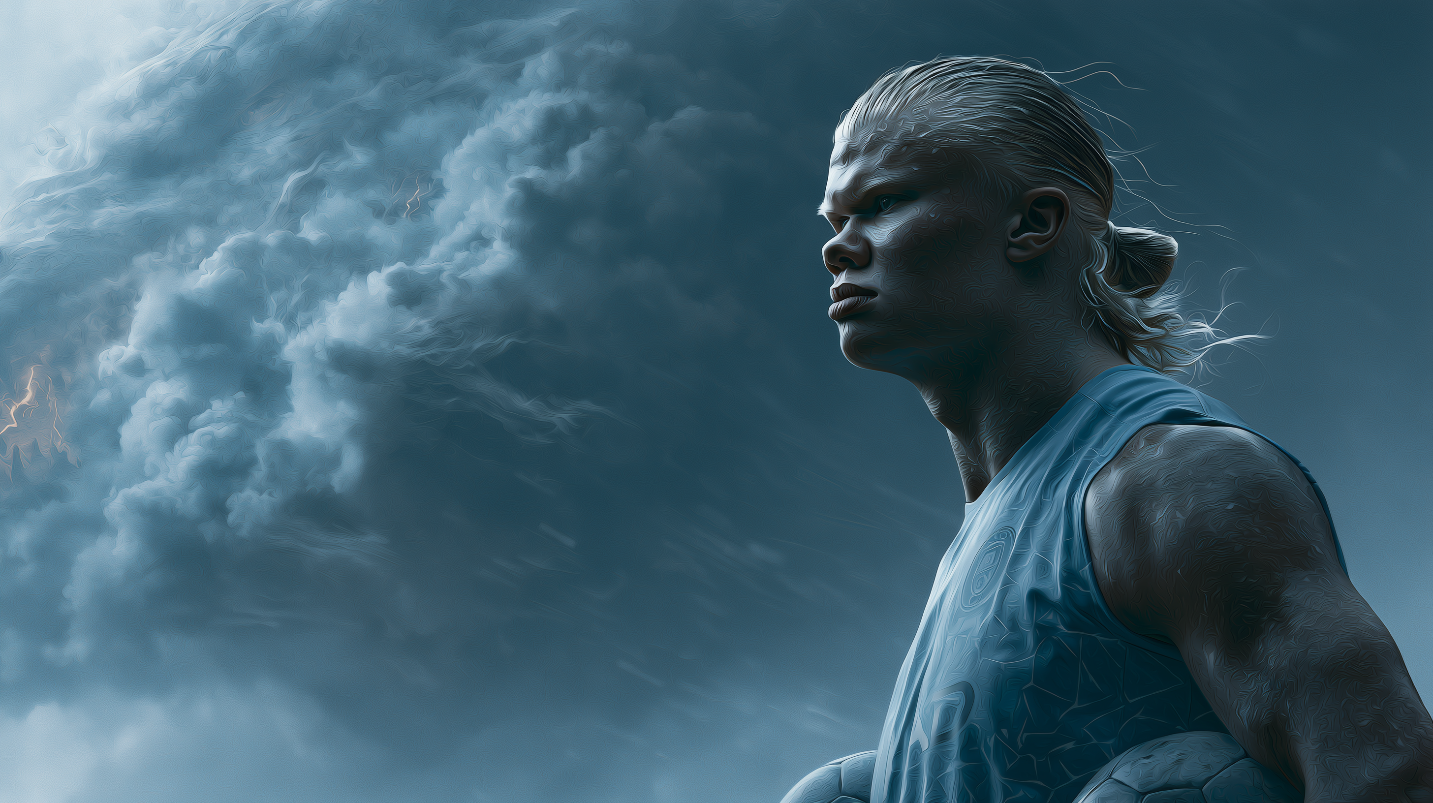 fond d'écran Erling Haaland 4k pc téléchargement gratuit