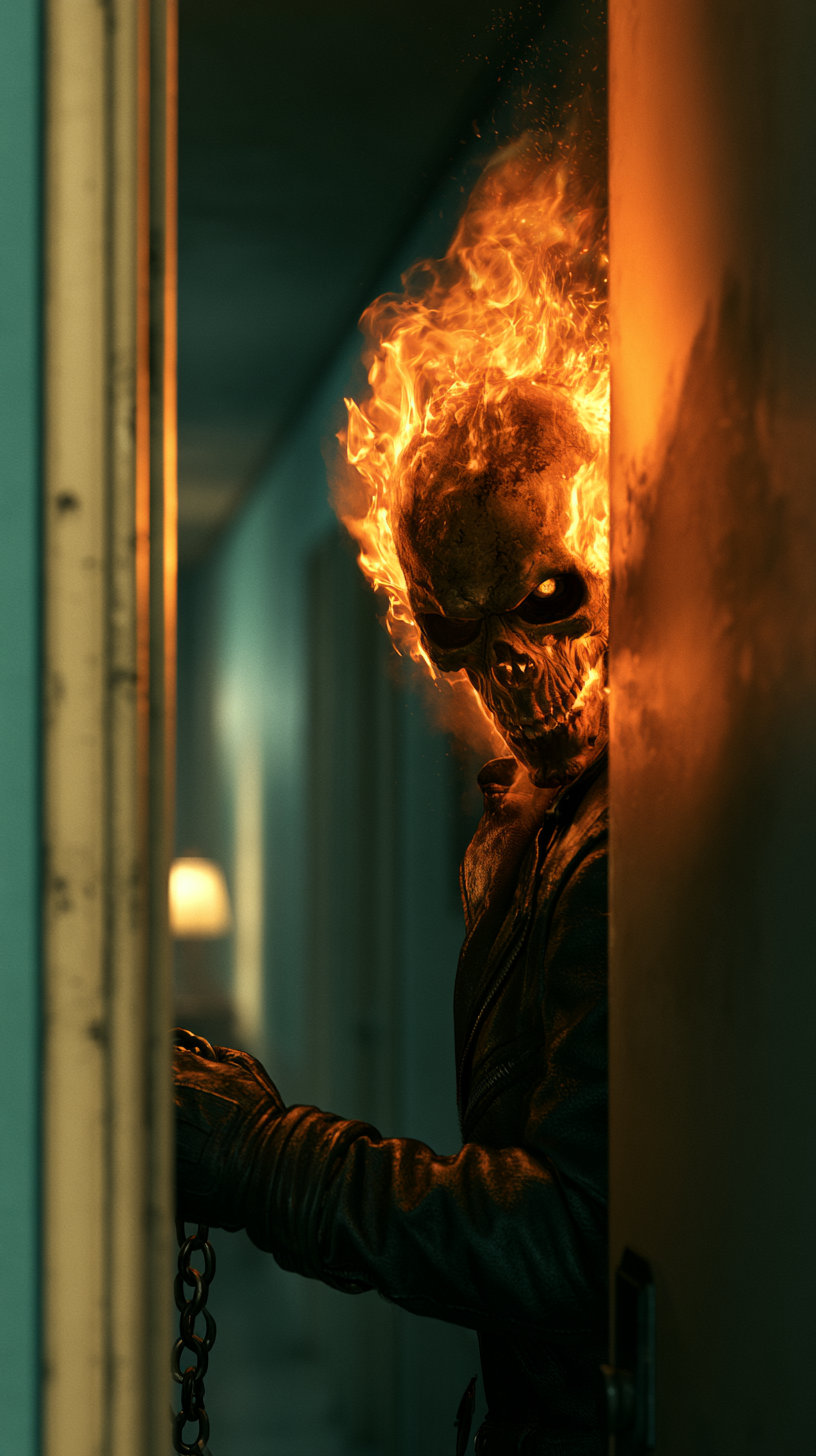 fond d'écran Ghost Rider iphone 8 gratuit