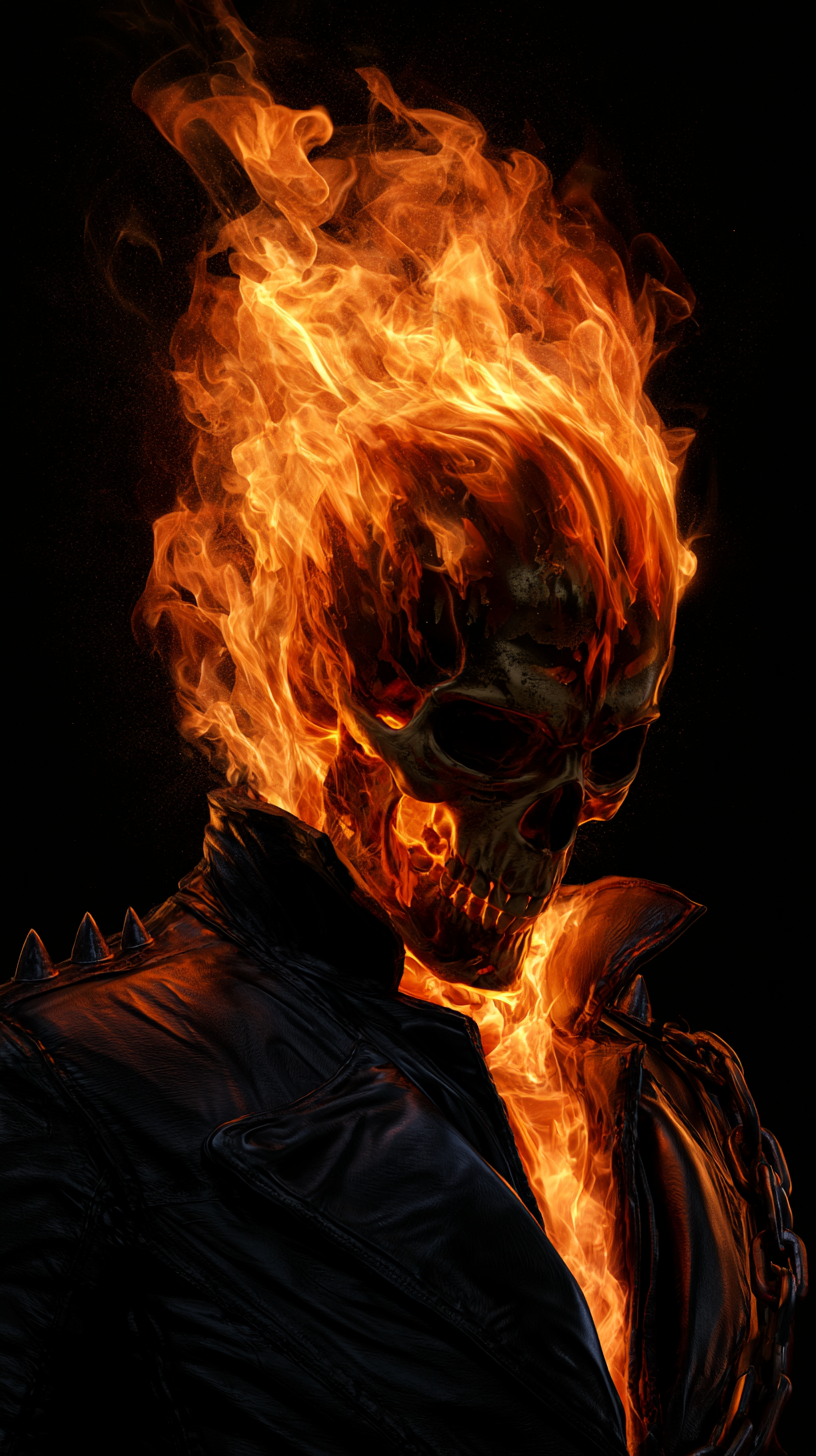 fond d'écran Ghost Rider iphone 17 pro gratuit