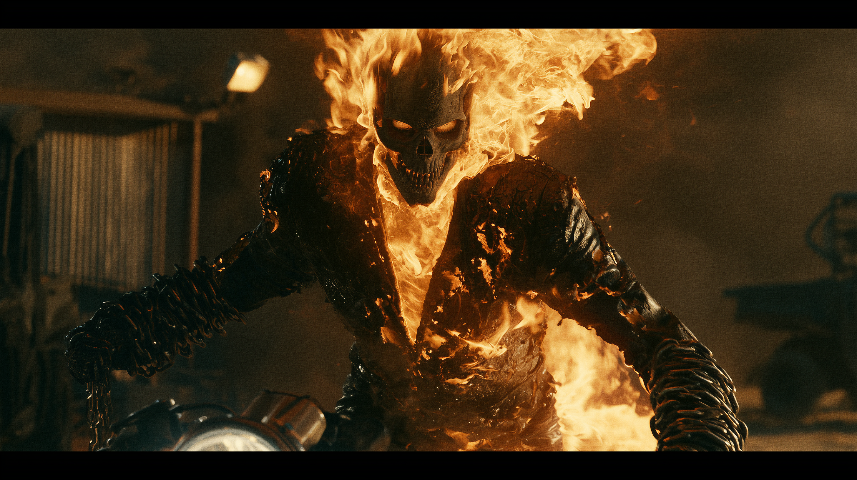 fond d'écran Ghost Rider windows 11 téléchargement gratuit