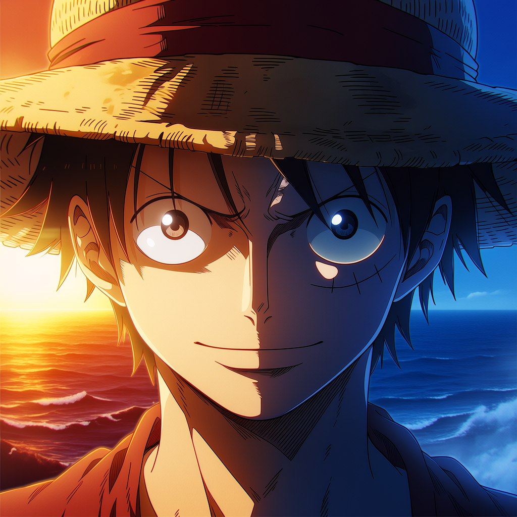 Luffy PFP réseaux sociaux