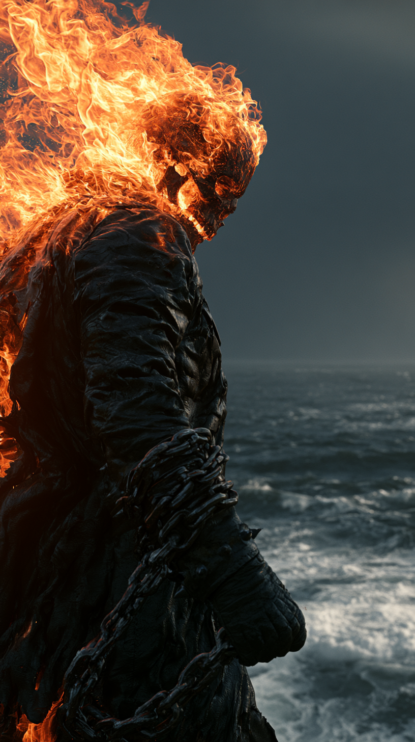 fond d'écran Ghost Rider iphone 13 gratuit