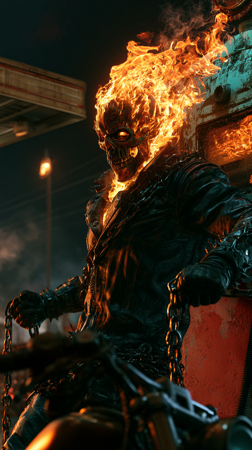 fond d'écran Ghost Rider iphone xr télécharger gratuit