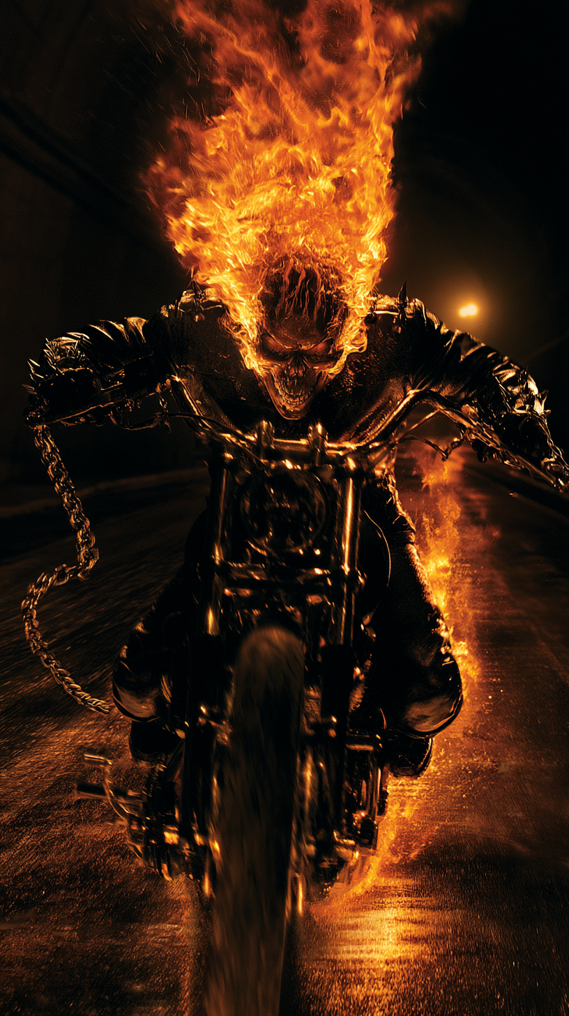 fond d'écran Ghost Rider téléphone Huawei gratuit