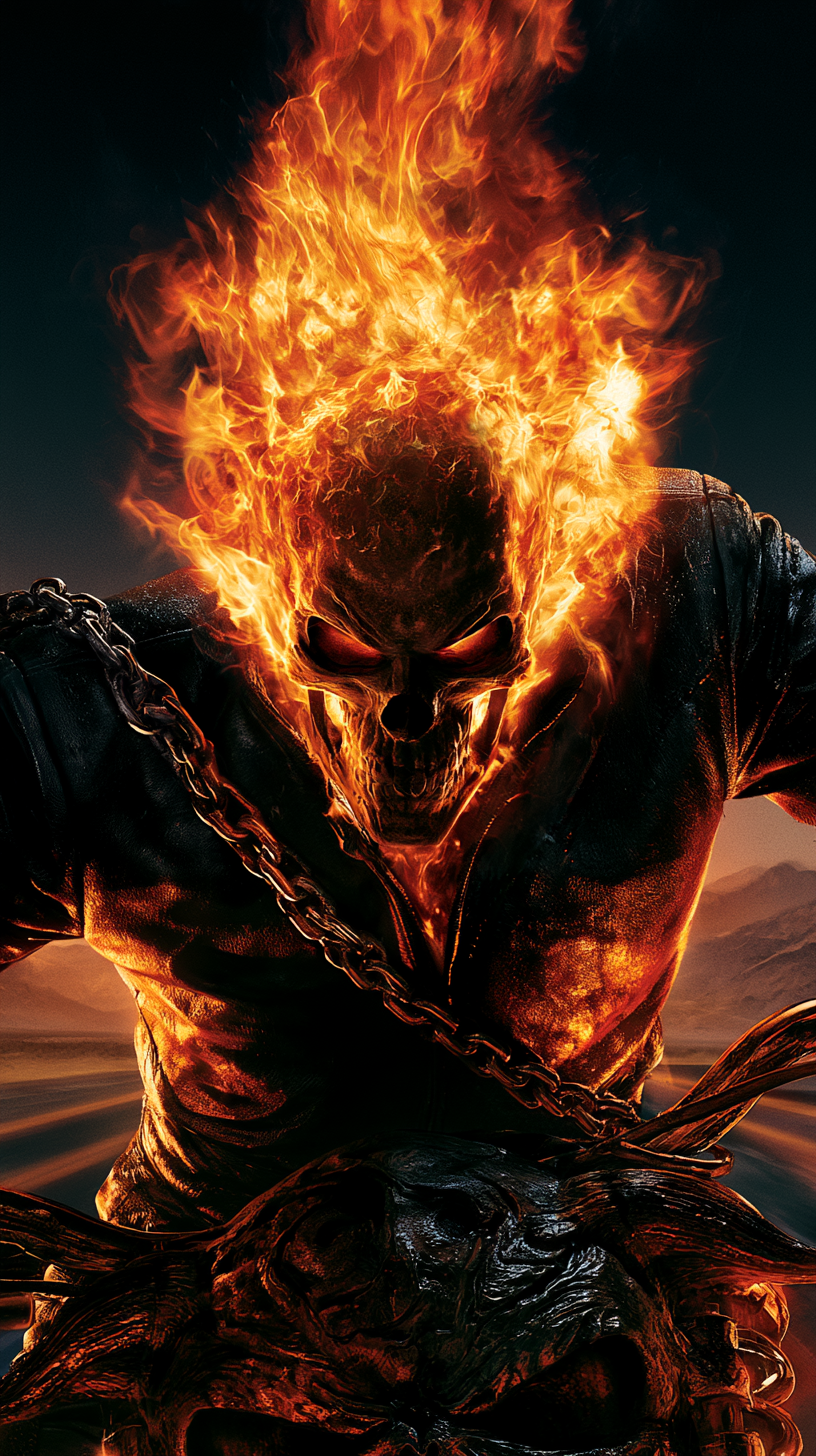 fond d'écran Ghost Rider pour tablette android gratuit télécharger gratuit