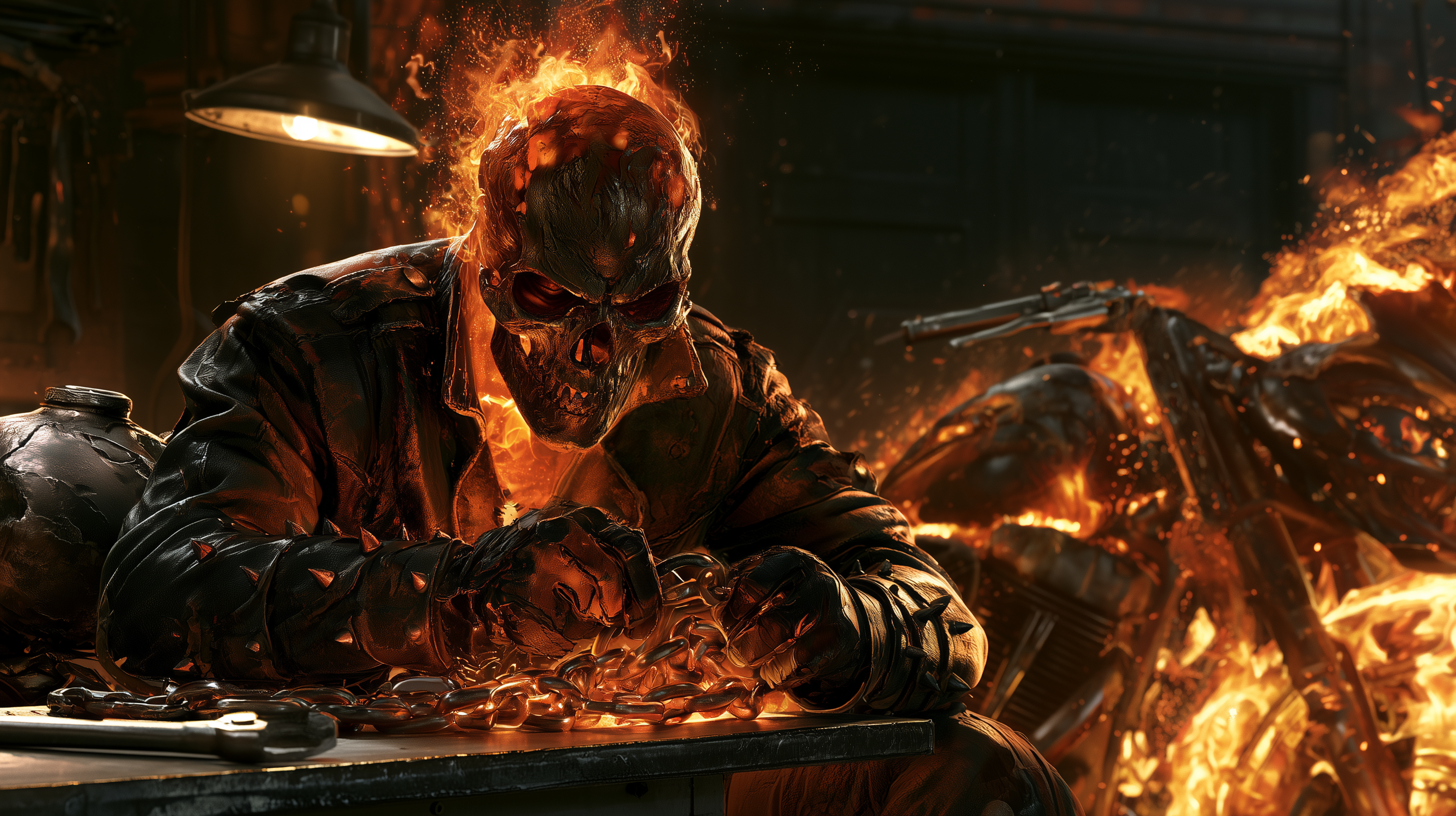 fond d'écran Ghost Rider haute définition téléchargement gratuit