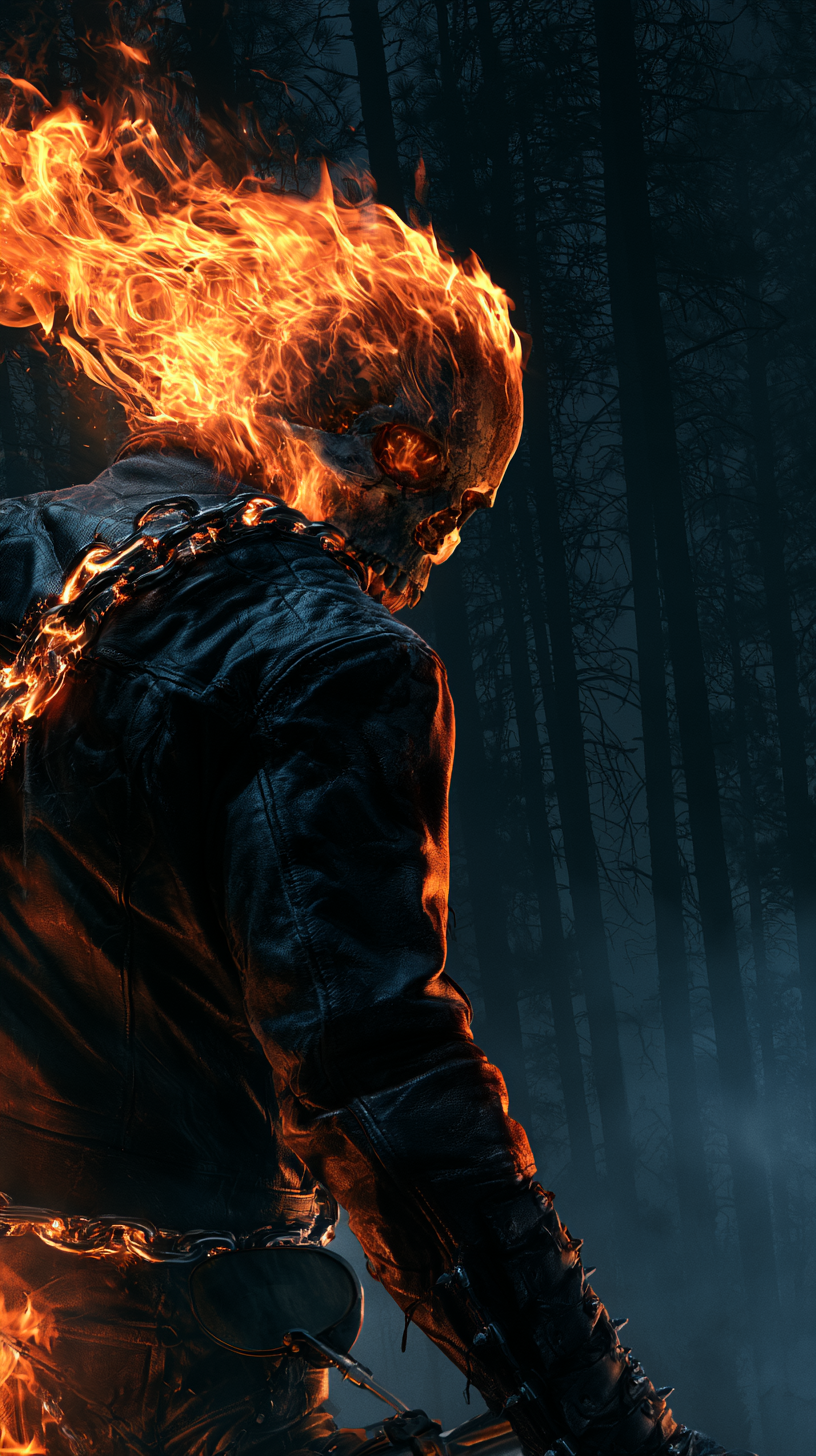 photo fond d'écran Ghost Rider iphone gratuit