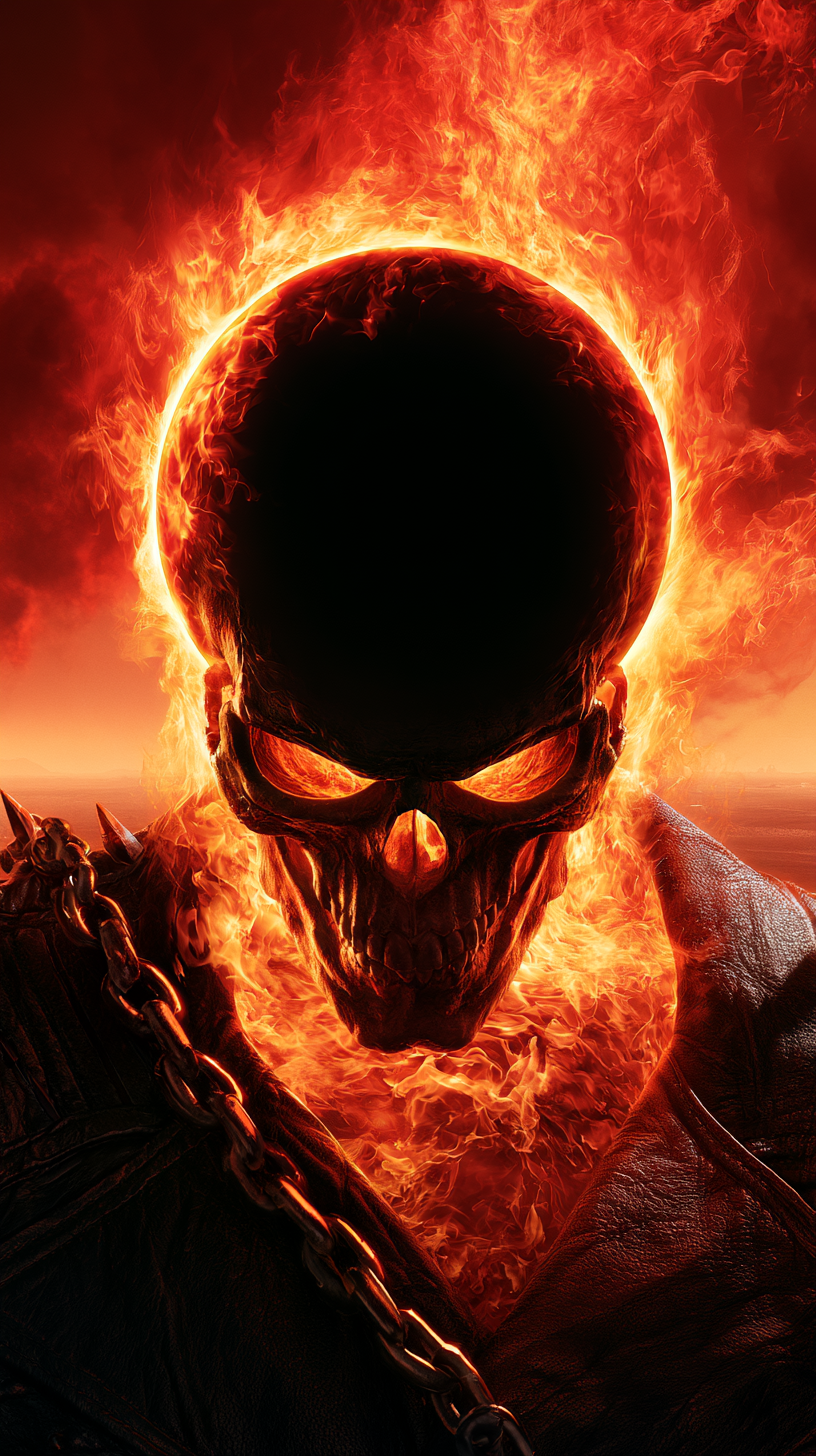 fond d'écran Ghost Rider iphone 13 télécharger gratuit