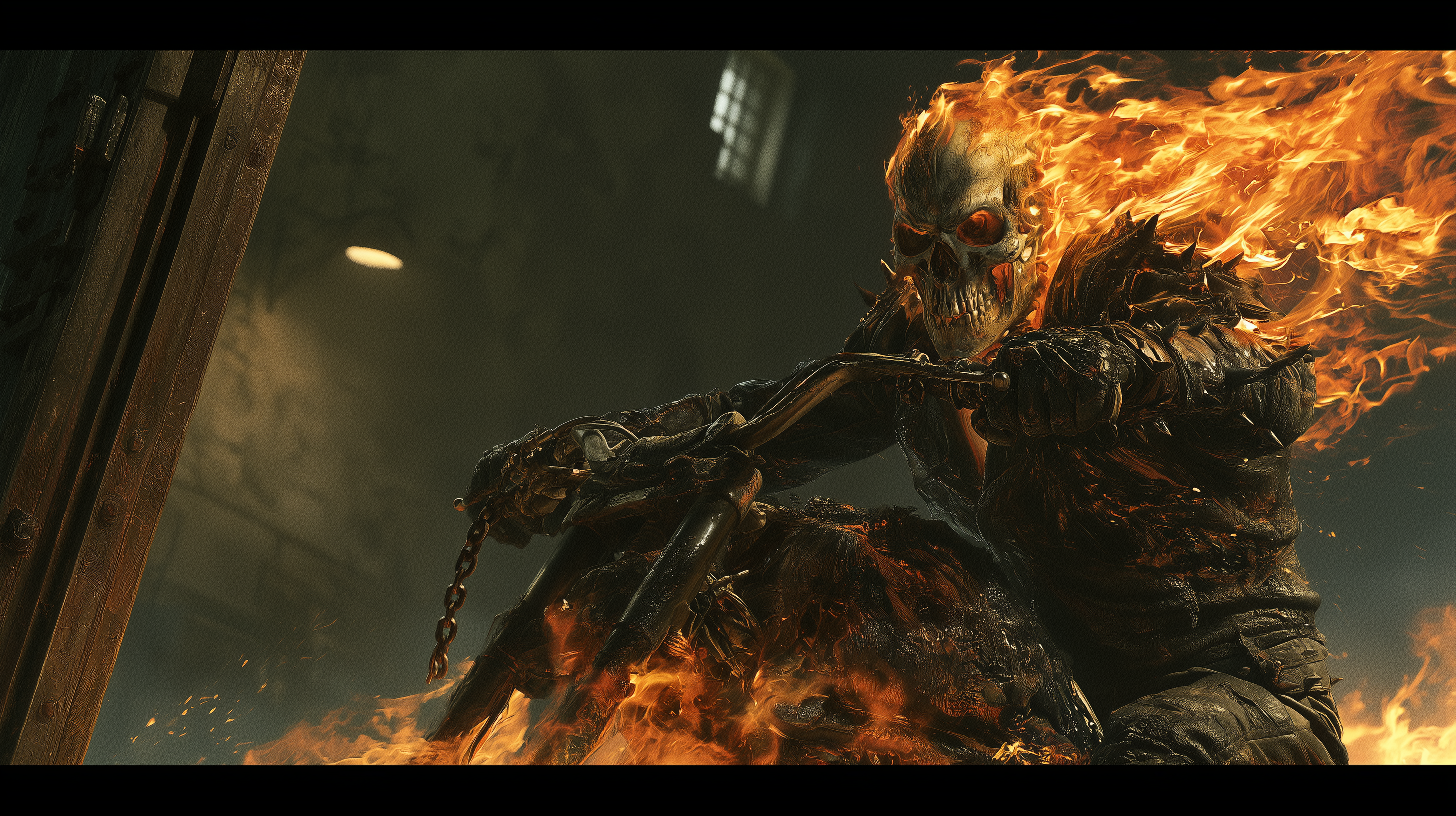 fond d'écran Ghost Rider pc 1920x1080 4k téléchargement gratuit