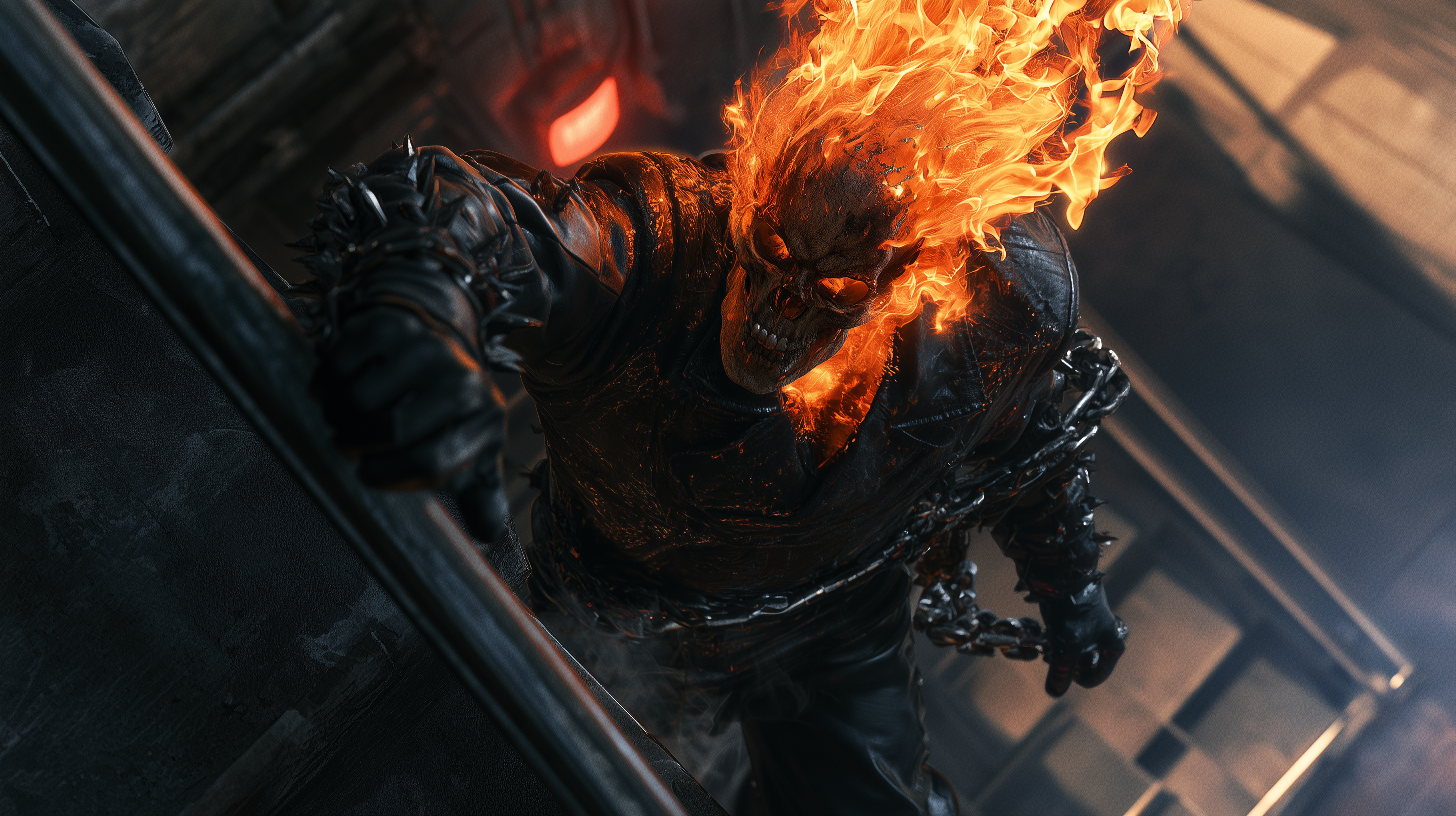 fond d'écran Ghost Rider 4k pc téléchargement gratuit
