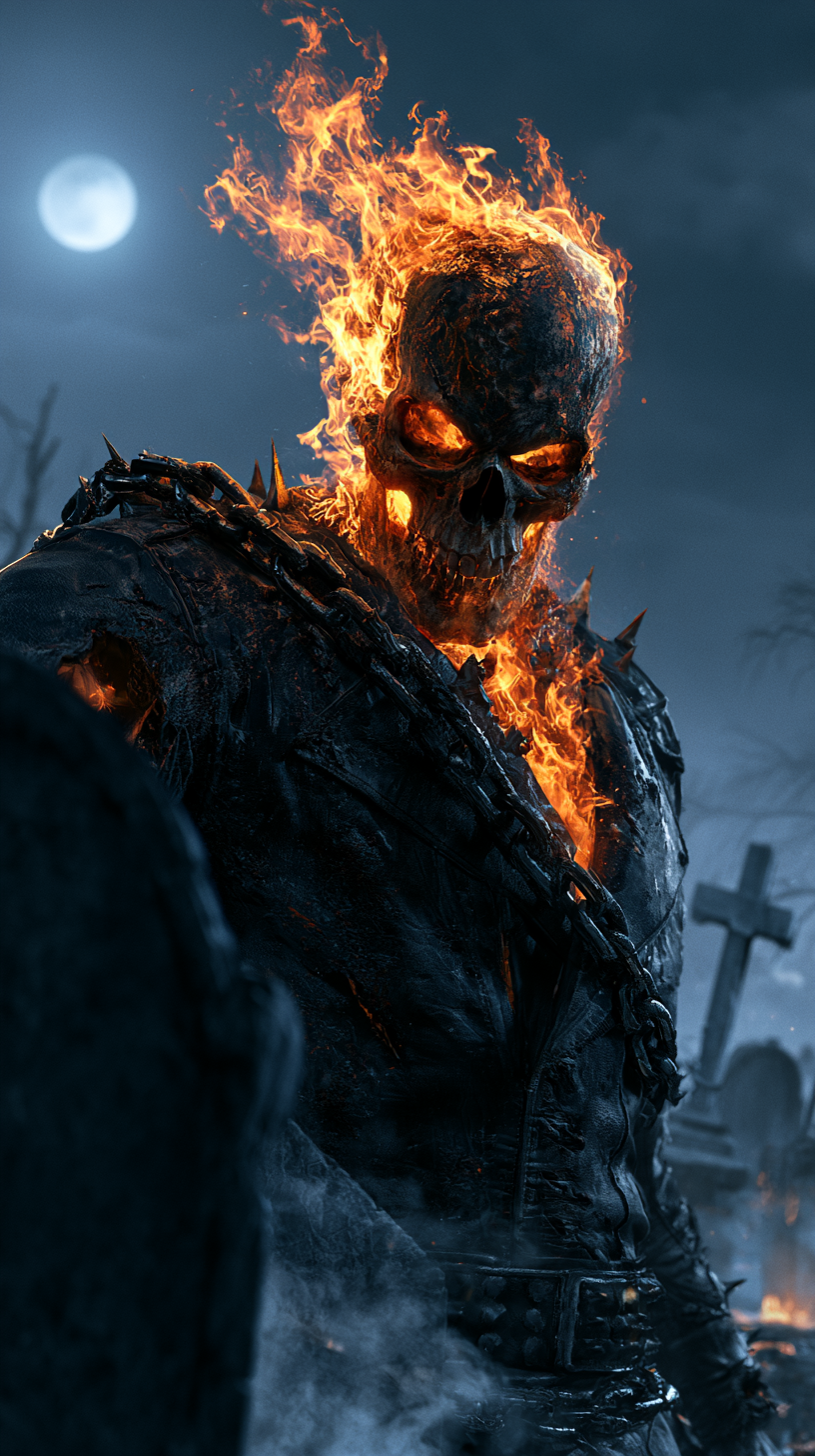 fond d'écran Ghost Rider téléphone OnePlus gratuit